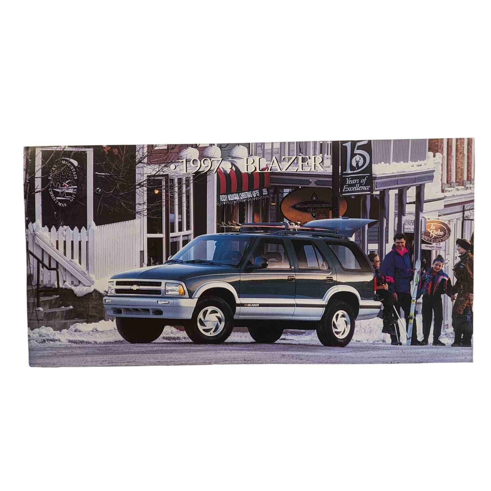 1997 97 Chevy Blazer Dealer Poster Promotional 34\