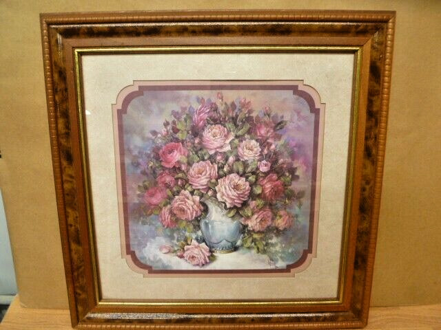 Vintage Home Interiors “Roses by Julia” Crainer 18 1/2\