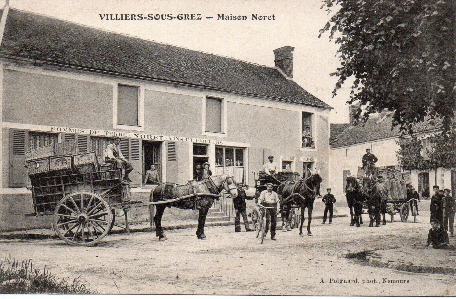 CPA Villiers-sous-Grez, house Noret.Seine and Marne.