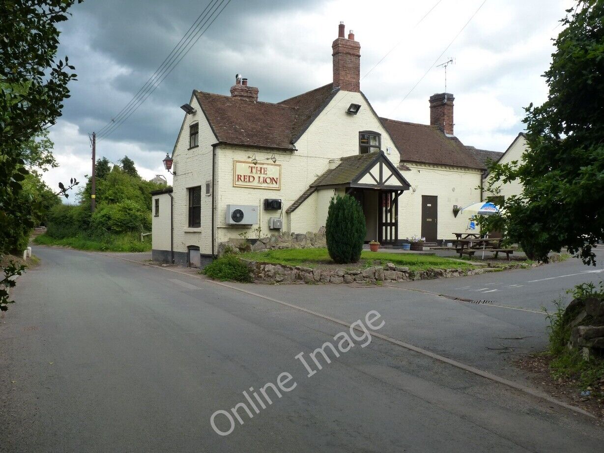 Photo 6x4 The Red Lion pub Great Chatwell Stripped of its coat of ivy sin c2011