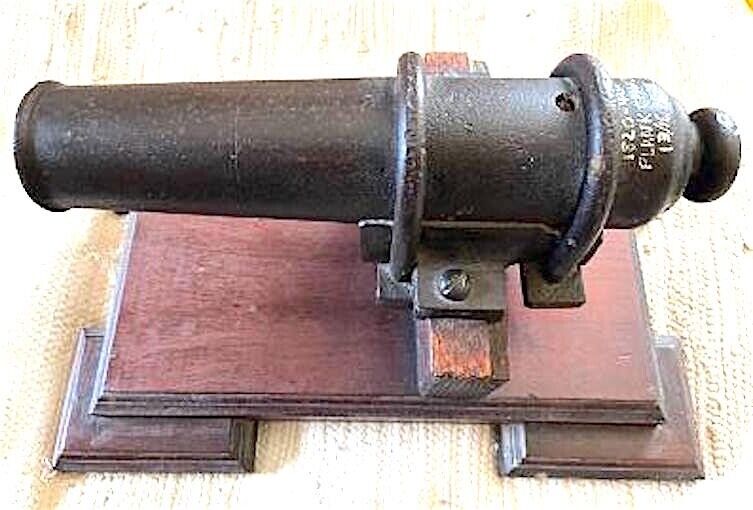 IMPORTANT Ca. 1812-1840 US IRON CANNON: 13 1/4\