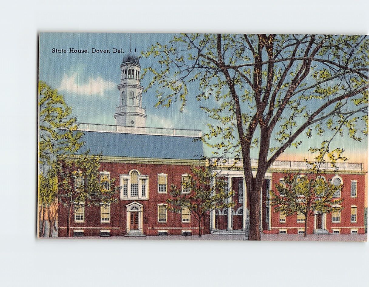 Postcard State House Dover Delaware USA