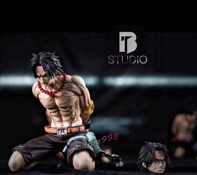 BT Studios One Piece Portgas D. Ace Resin Model Kneeling position IN Stock
