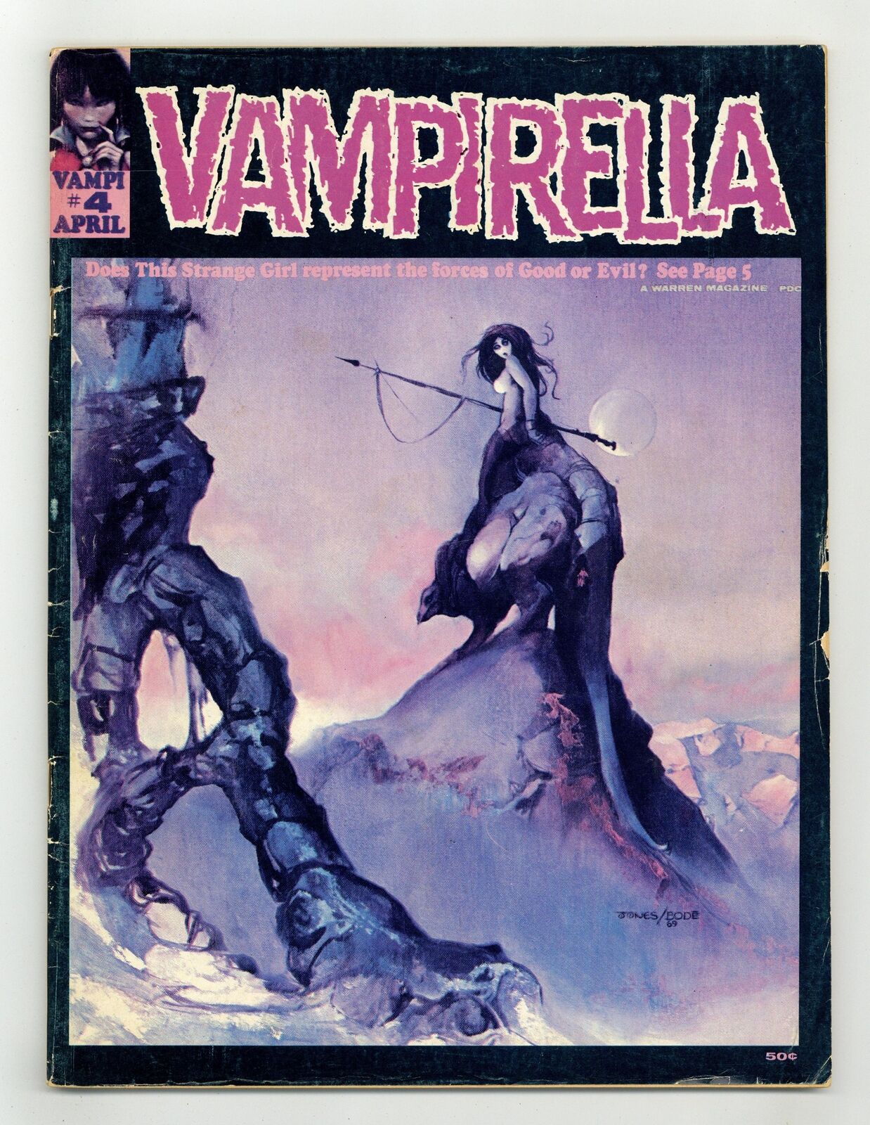 Vampirella #4 VG+ 4.5 1970