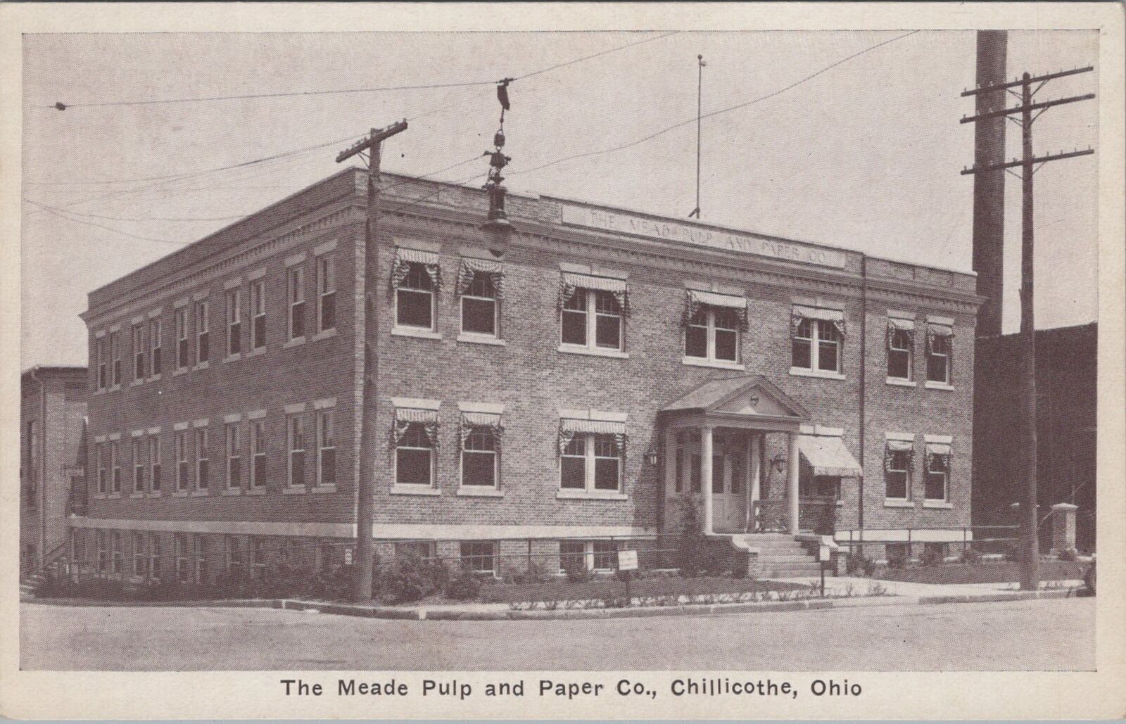 Postcard The Meade Pulp and Paper Co Chillicothe OH 