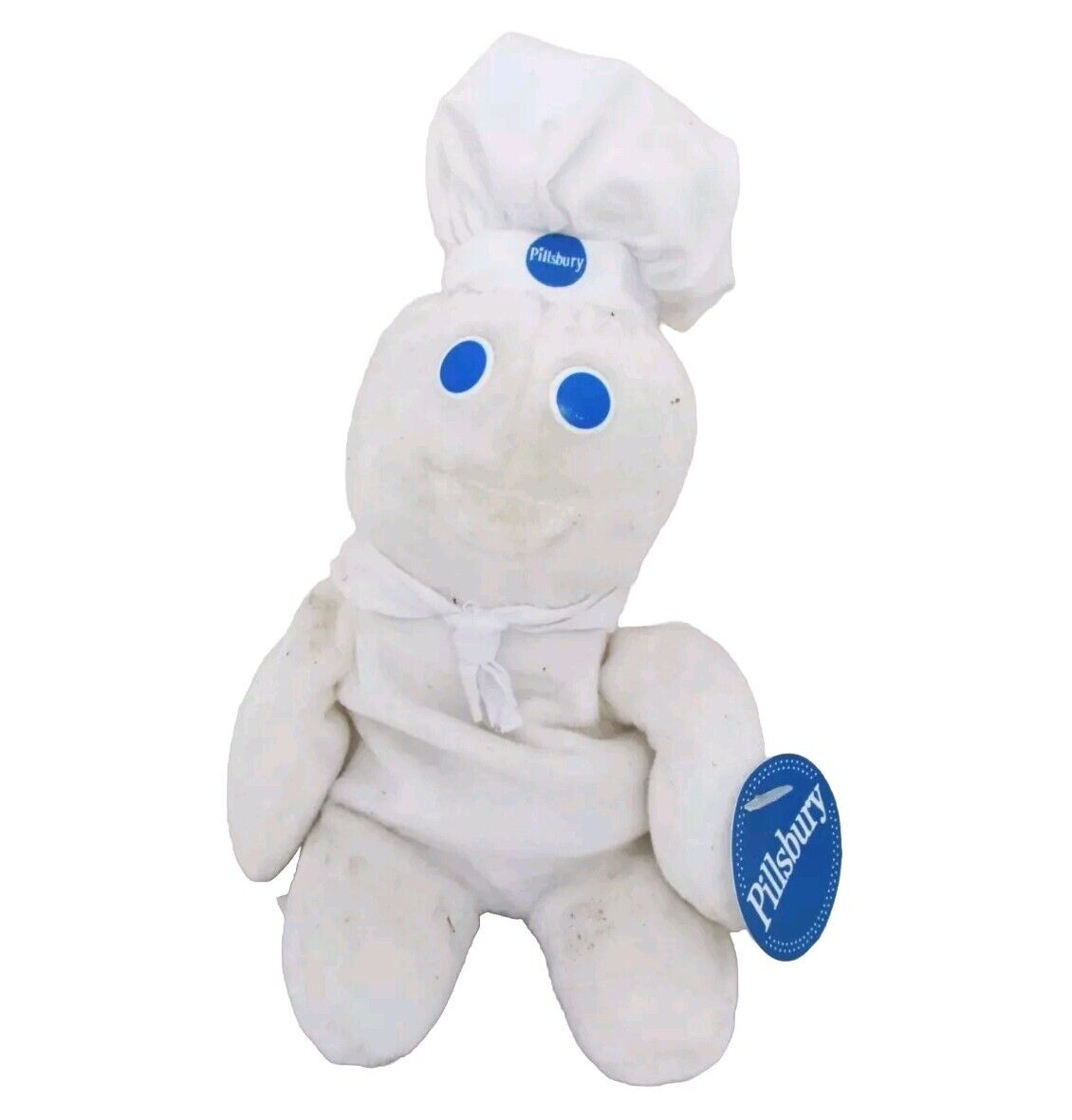 Vintage Pillsbury Doughboy Bean Bag Chef Hat Dough Boy Stuffed Doll Plush Figure