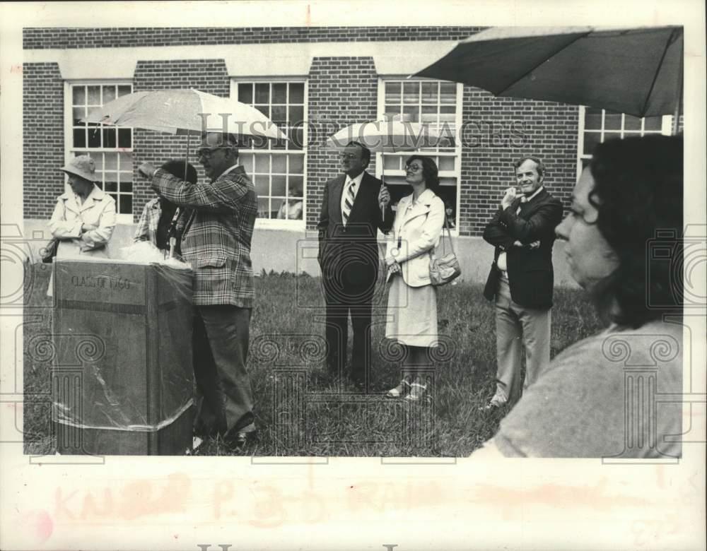 1979 Press Photo Groundbreaking at Mont Pleasant High, Schenectady, New York