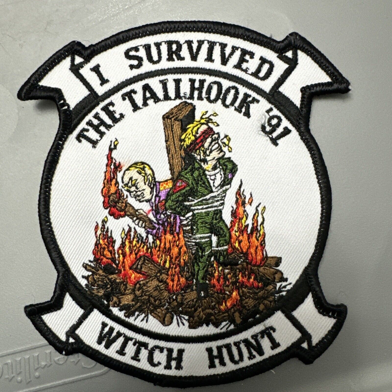 1991 US Navy Fighter Pilot I Survived the Tailhook Witch Hunt \'91 Scandal Patch