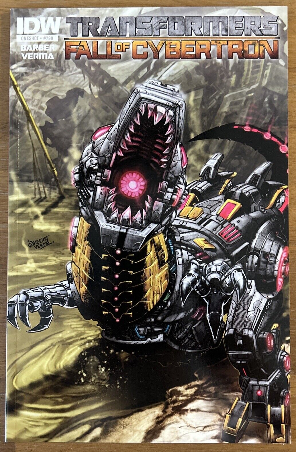 2012 IDW The Transformers Fall of Cybertron #1 One Shot Rise of the Dinobots TPB