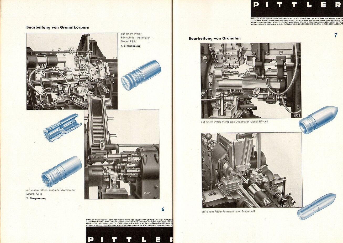 Original Catalog Pittler Weapon Rocket Grenade Gun Military Leipzig Germany