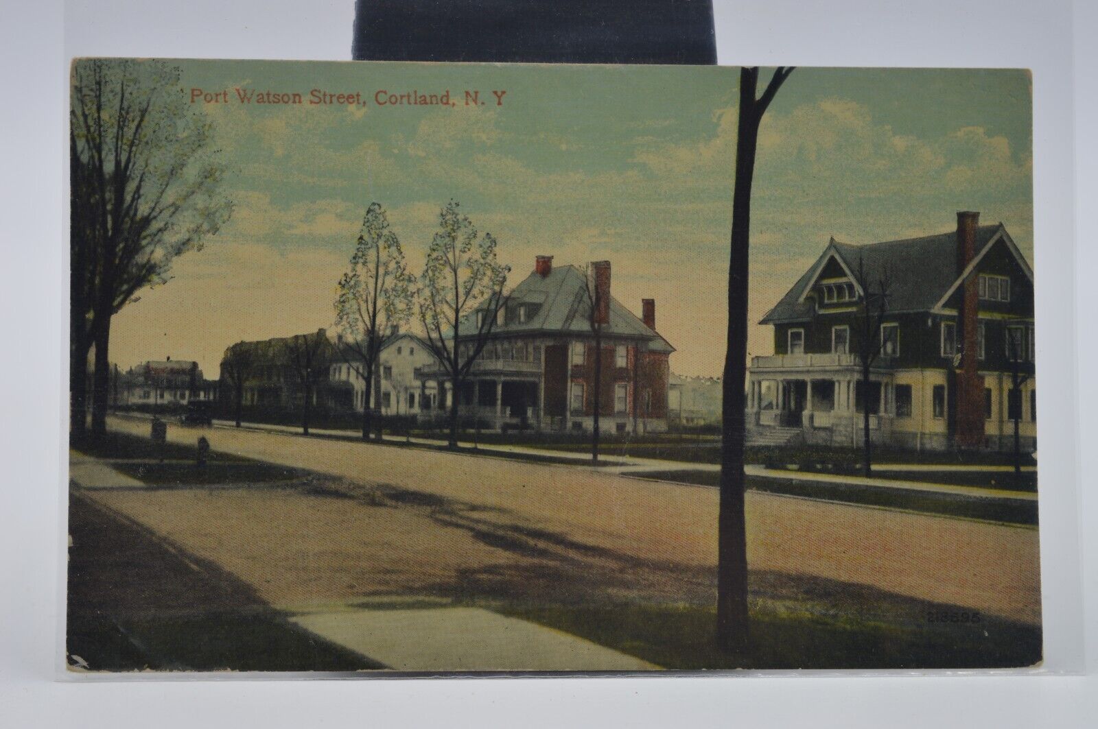 c1910 - Port Watson Street, Cortland, NY - Postcard