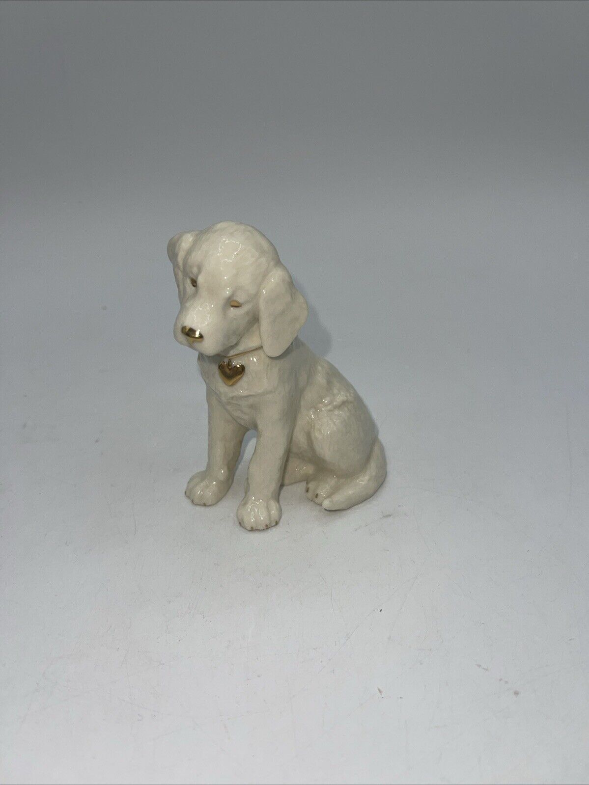 LENOX Golden Retriever Puppy Dog Figurine 4” Tall