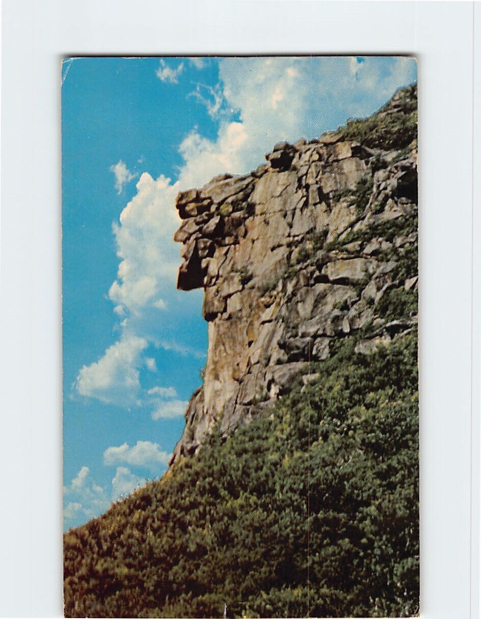 Postcard Old Man of the Mountains Franconia Notch New Hampshire USA