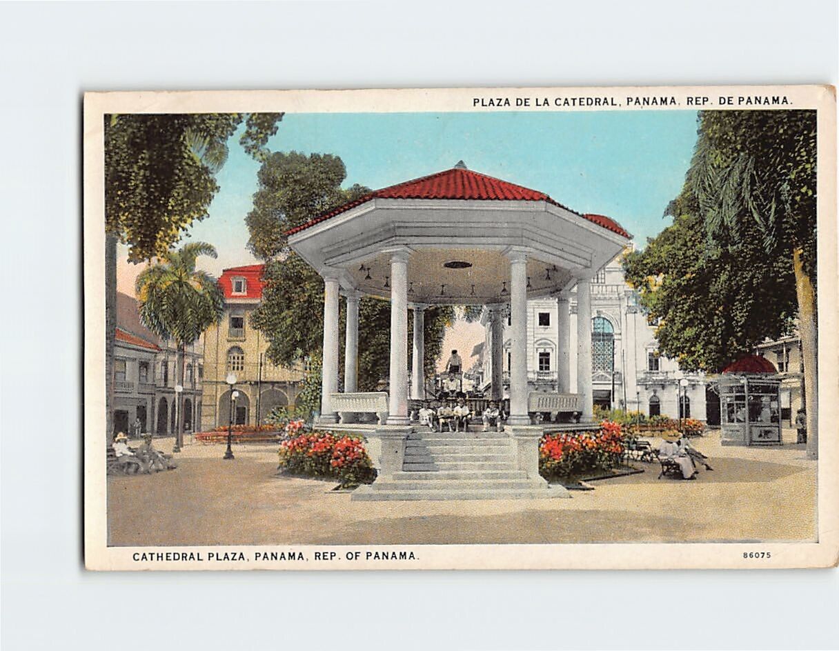 Postcard Cathedral Plaza Panama