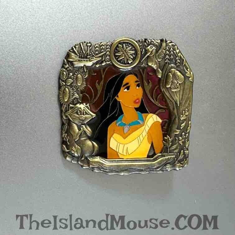 Rare Disney LE WDI Pocahontas Stained Glass Princess Pin (U3:108054)