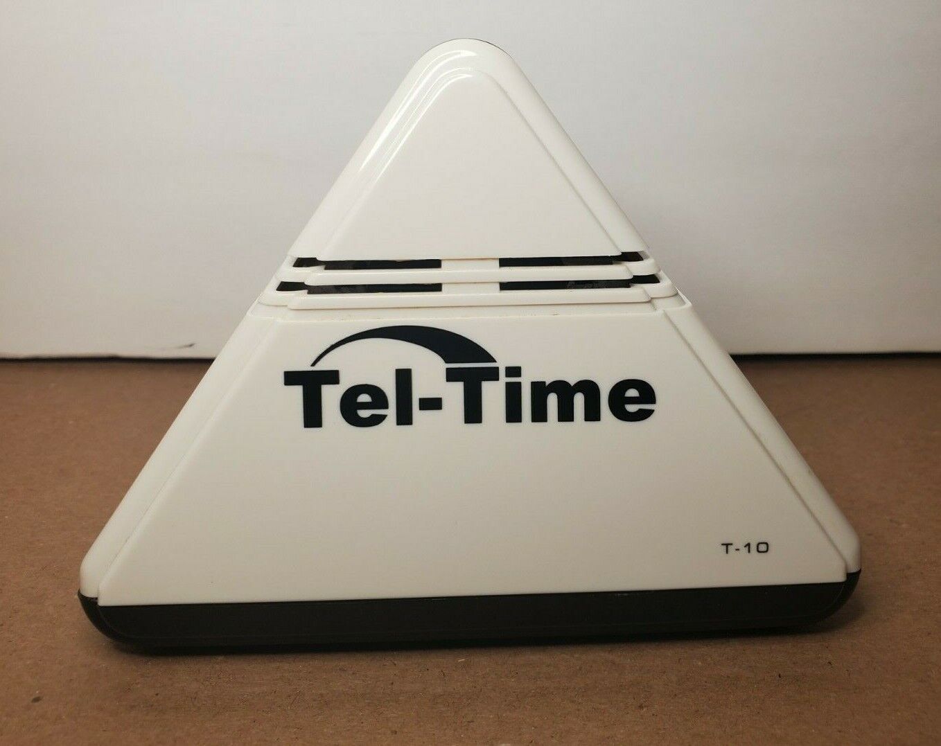 Vintage Tel-Time T-10 Talking Alarm Clock Triangle Pyramid TESTED