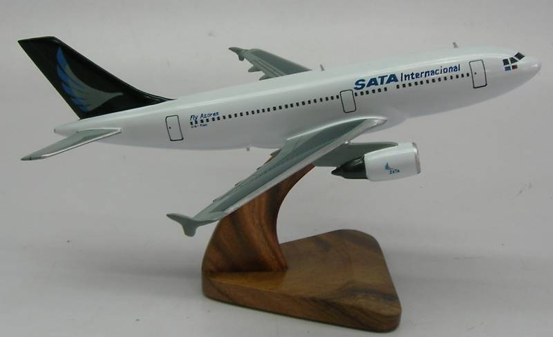 Airbus A-310 SATA Air Airplane Wood Model Replica Small 
