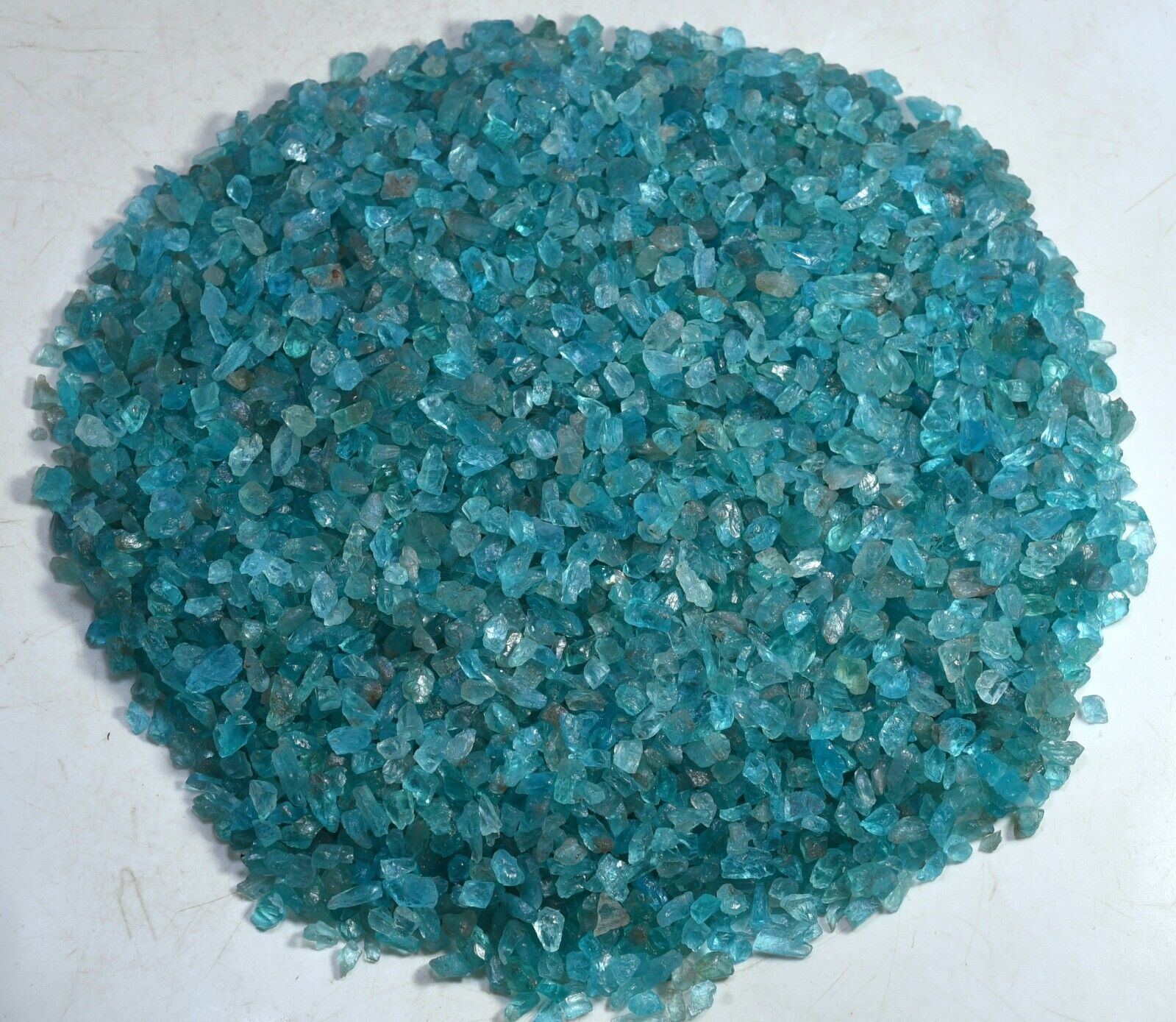 865 GM  Breathtaking Transparent Natural Gemmy APATITE Crystals Minerals Lot