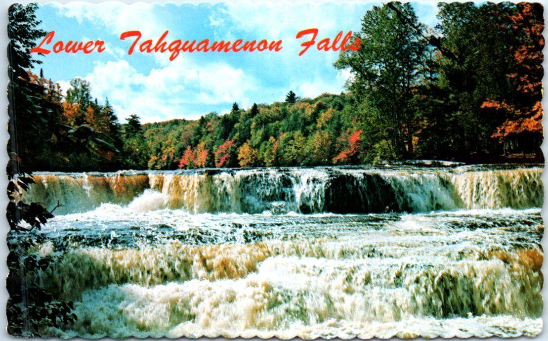 Postcard - Lower Tahquamenon Falls - Paradise, Michigan