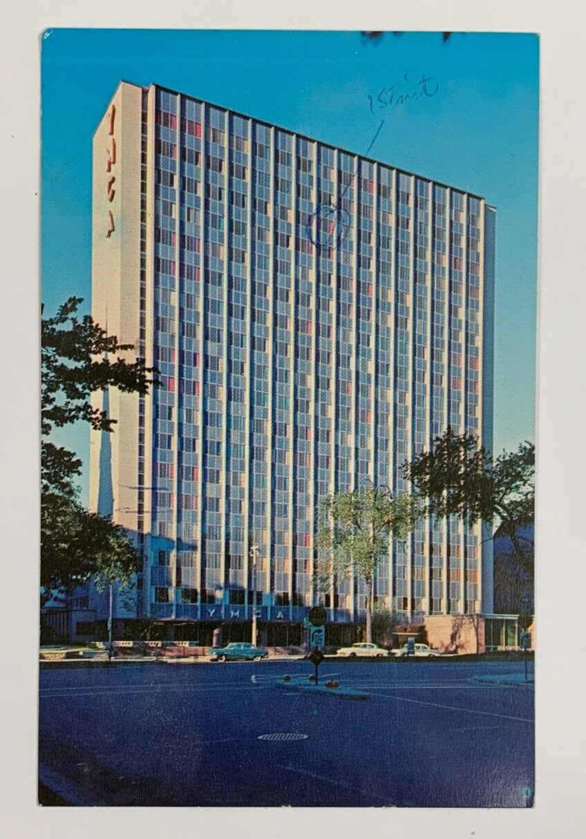 New Central YMCA Milwaukee Wisconsin Postcard Posted 1970