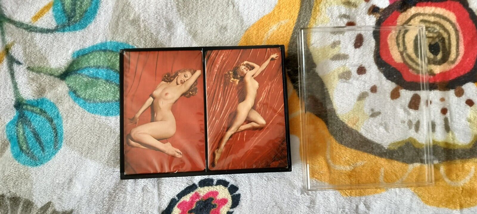 SEALED Playboy Vintage 1976 Marilyn Monroe Nude Playing Cards -  2 Decks