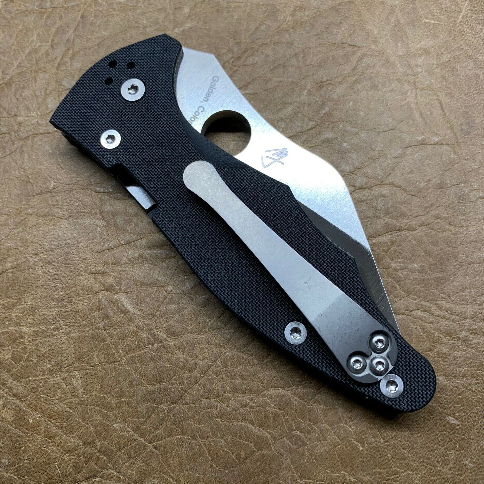 Titanium 3d milled Clip (NO KNIFE) for Spyderco Yojimbo 2 C85GP2 - 8 Options