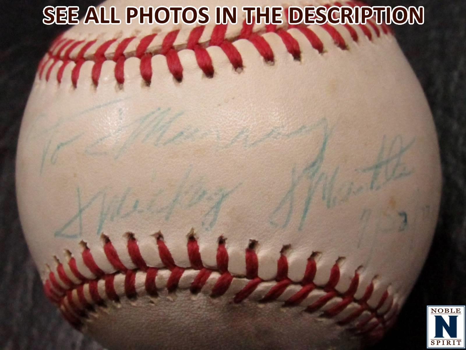 NobleSpirit No Reserve(PA) MLB Mickey Mantle Autographed Baseball, Personalized