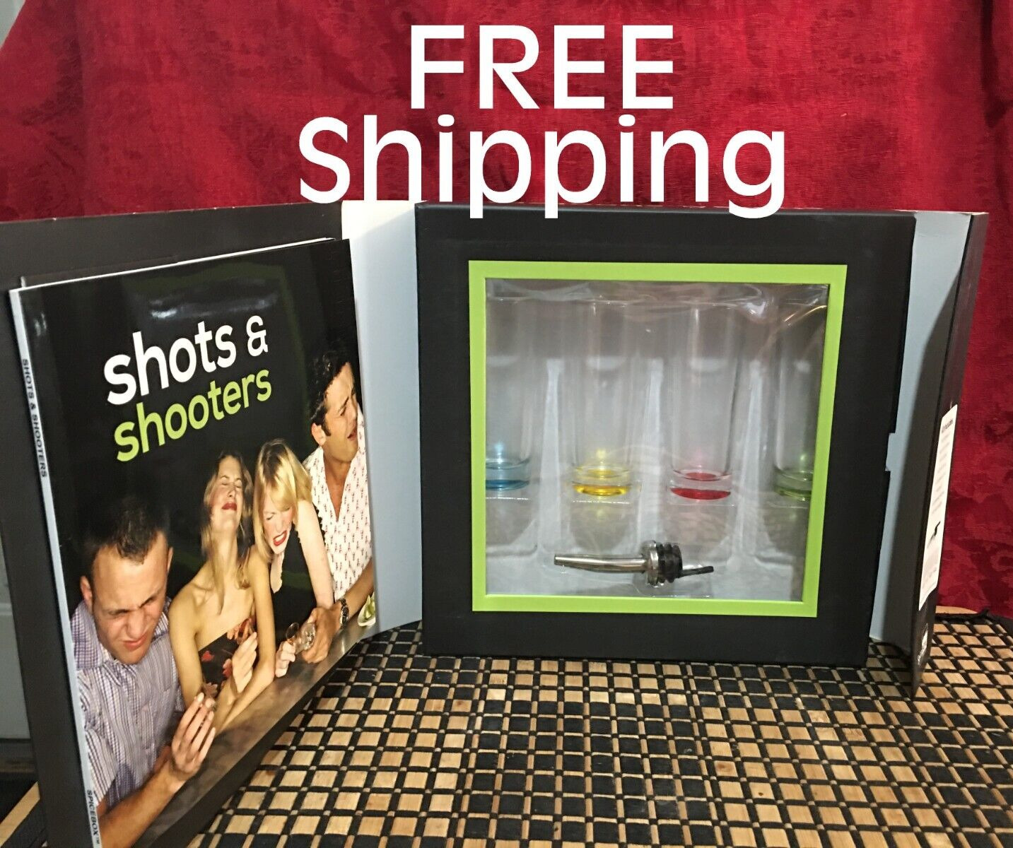 CLEARANCE *SHOOTERS PARTY Kit, Spice BOX a Game for Shot Lover Shooter Party NIB