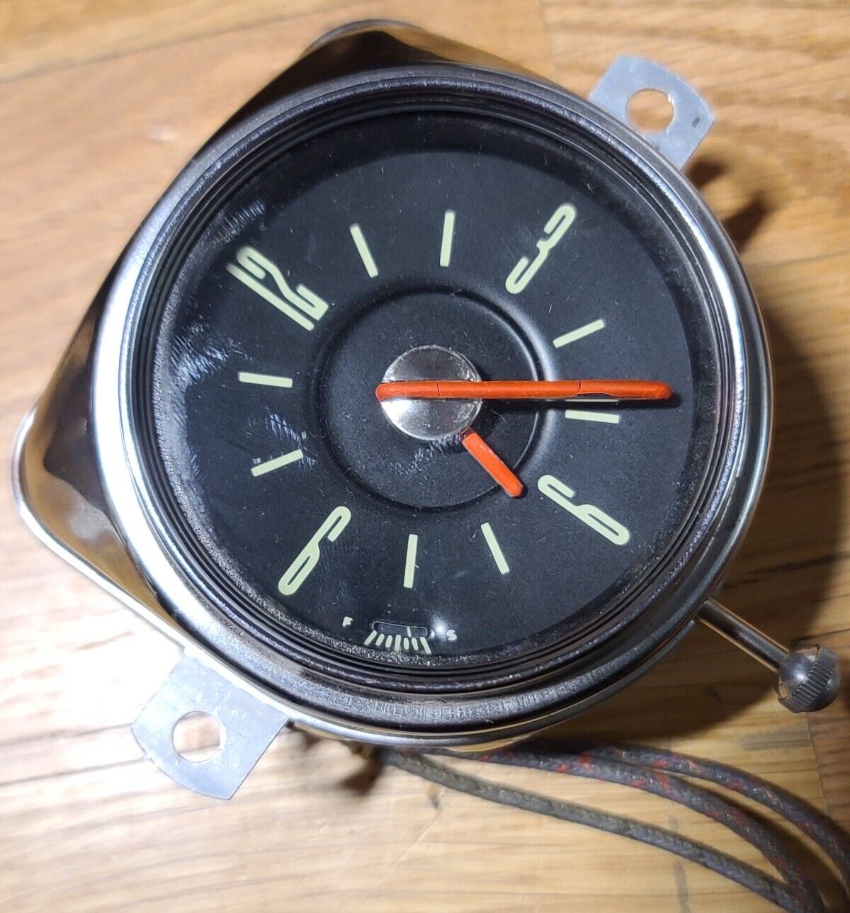 Vintage Ford Clock By Westclox Untested 1948