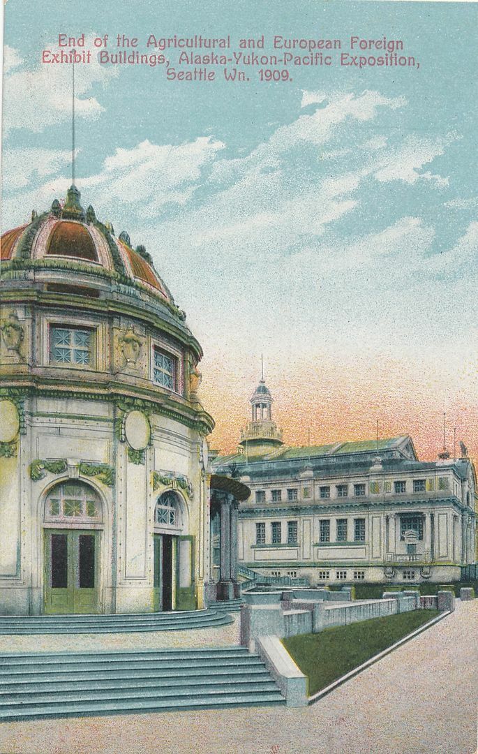 1909 Alaska-Yukon-Pacific Exposition Agricultural and European Foreign Buildings