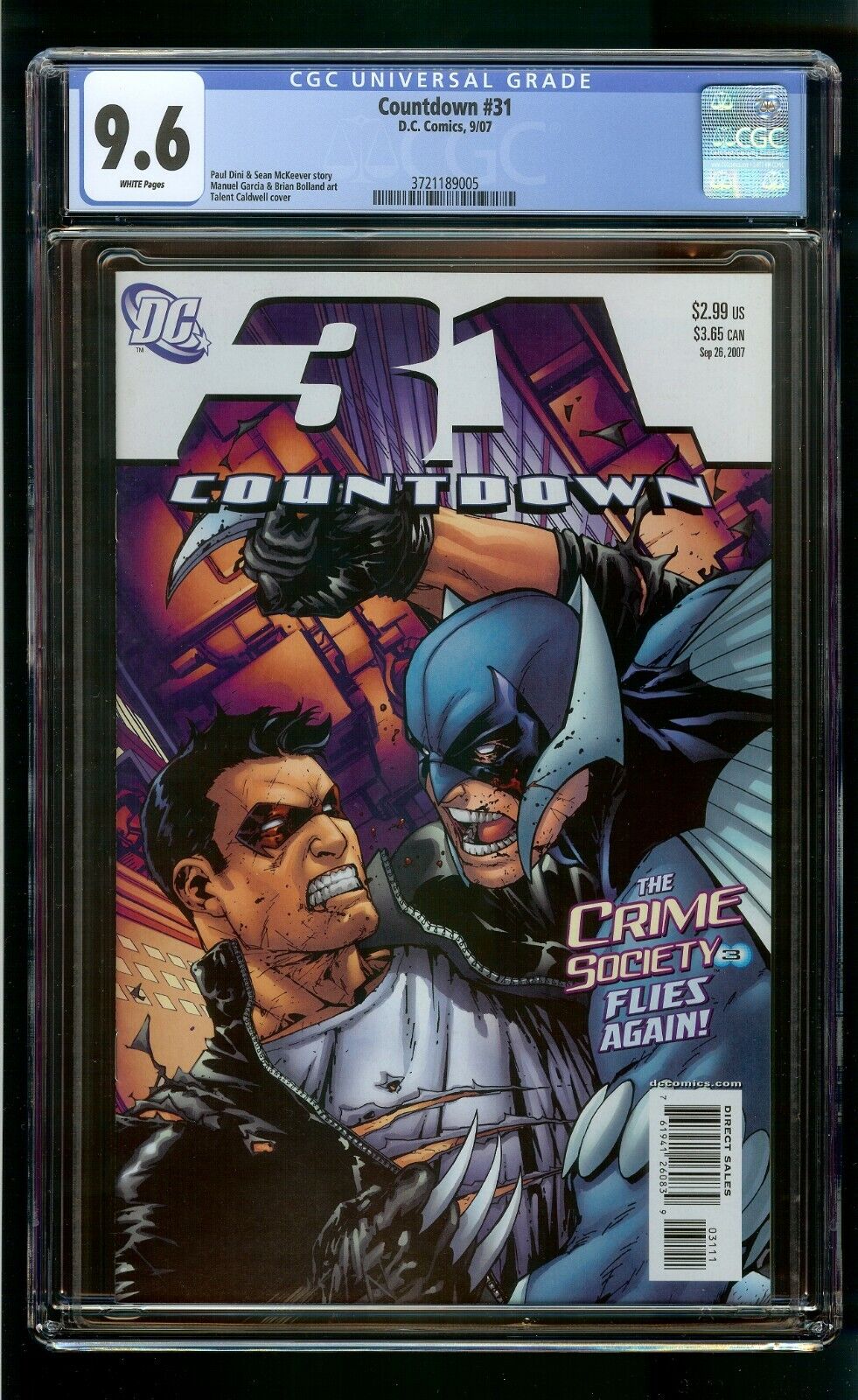 COUNTDOWN #31 (2007) CGC 9.6 THREE JOKER ORIGIN DC COMICS BATMAN