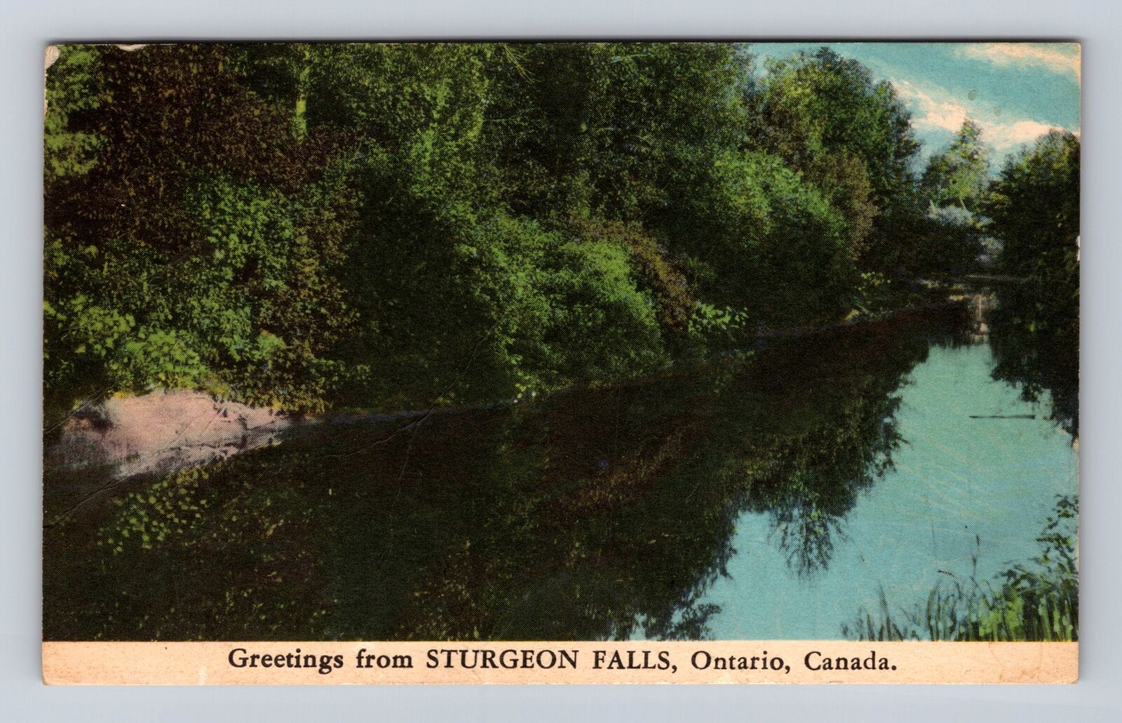 Sturgeon Falls-Ontario, General Greeting Sturgeon Falls, Vintage Postcard