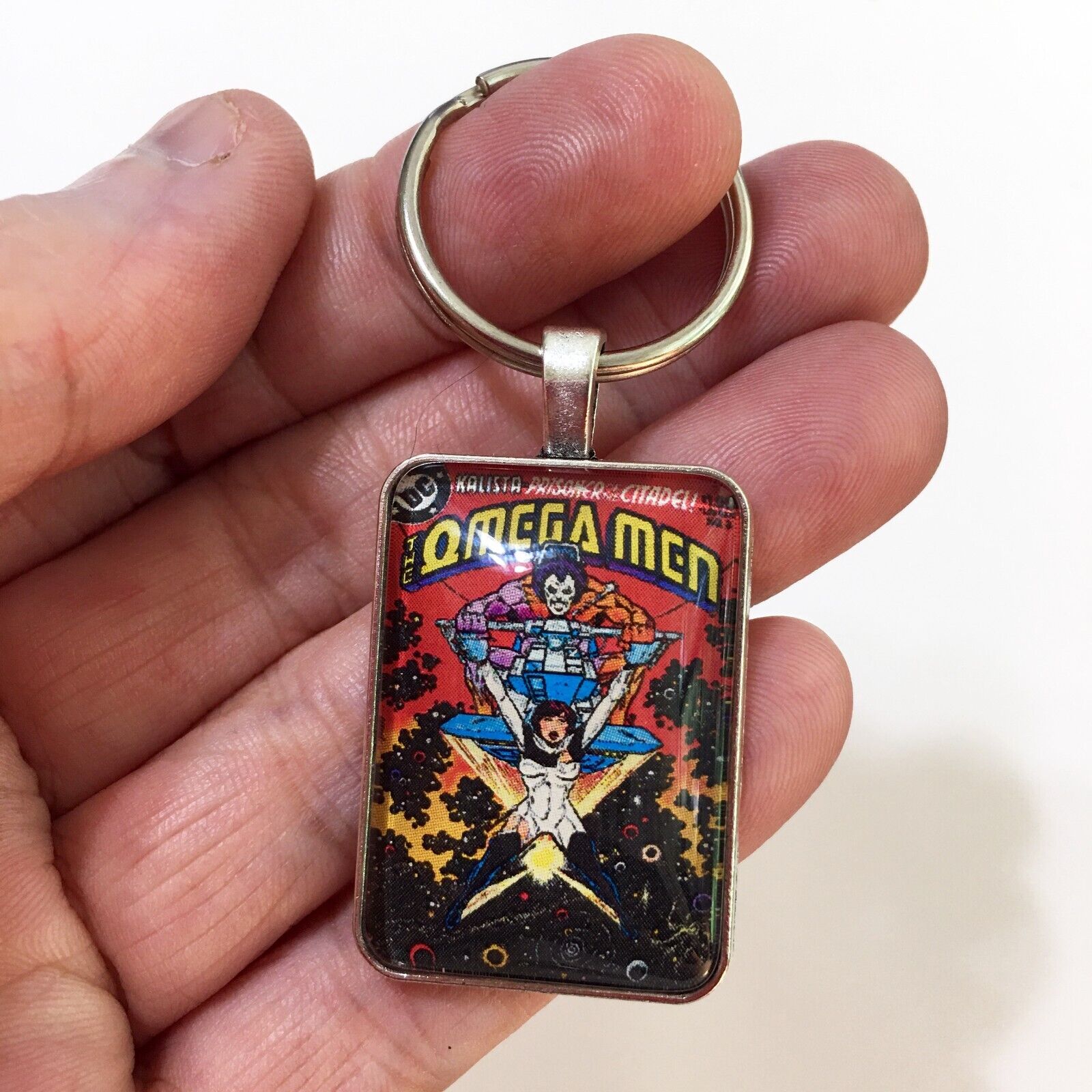 The Omega Men #3 Cover Key Ring or Necklace Classic First Appearance Lobo Comic
