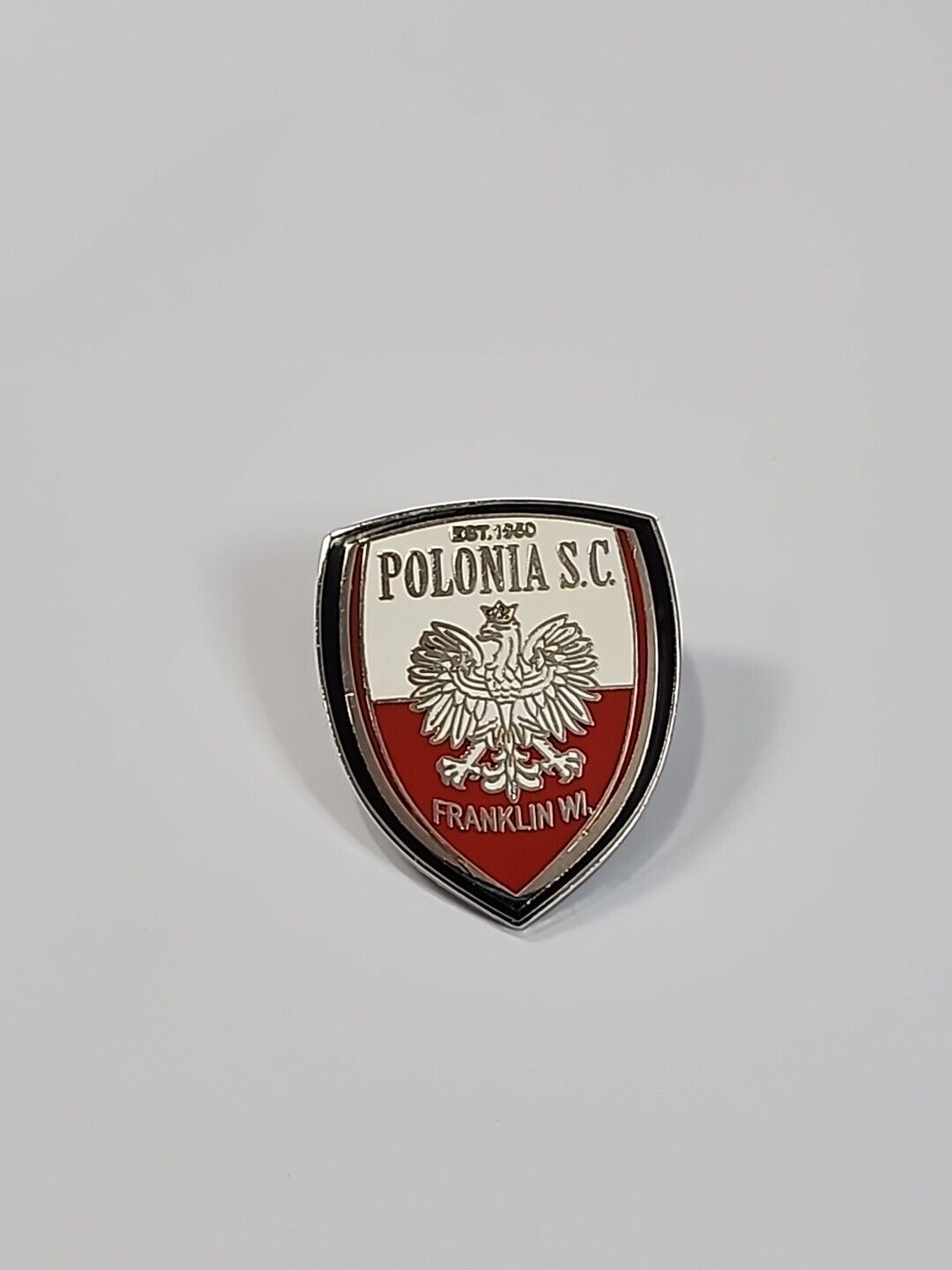 Polonia Soccer Club Lapel Pin Franklin Wisconsin Youth Sports