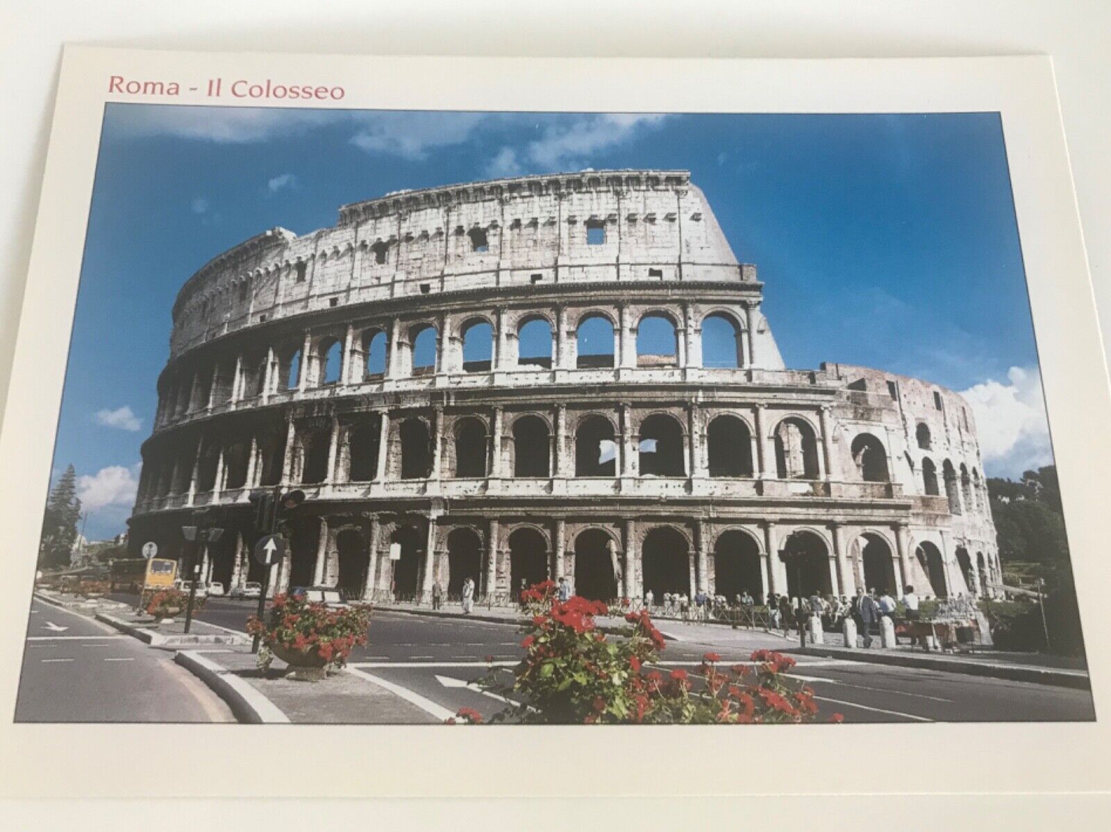 Italian Postcard The Colosseum New Il Colosseo Rome 2007
