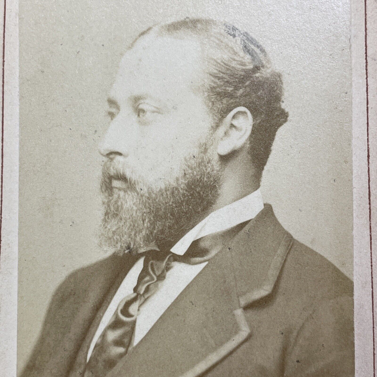 Antique 1870s King Edward VII While Still Prince Of Wales Photo CDV Card V2237