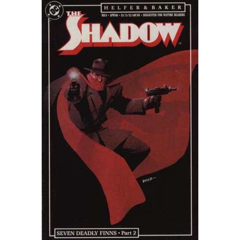 Shadow (1987 series) #9 in Near Mint minus condition. DC comics [z`