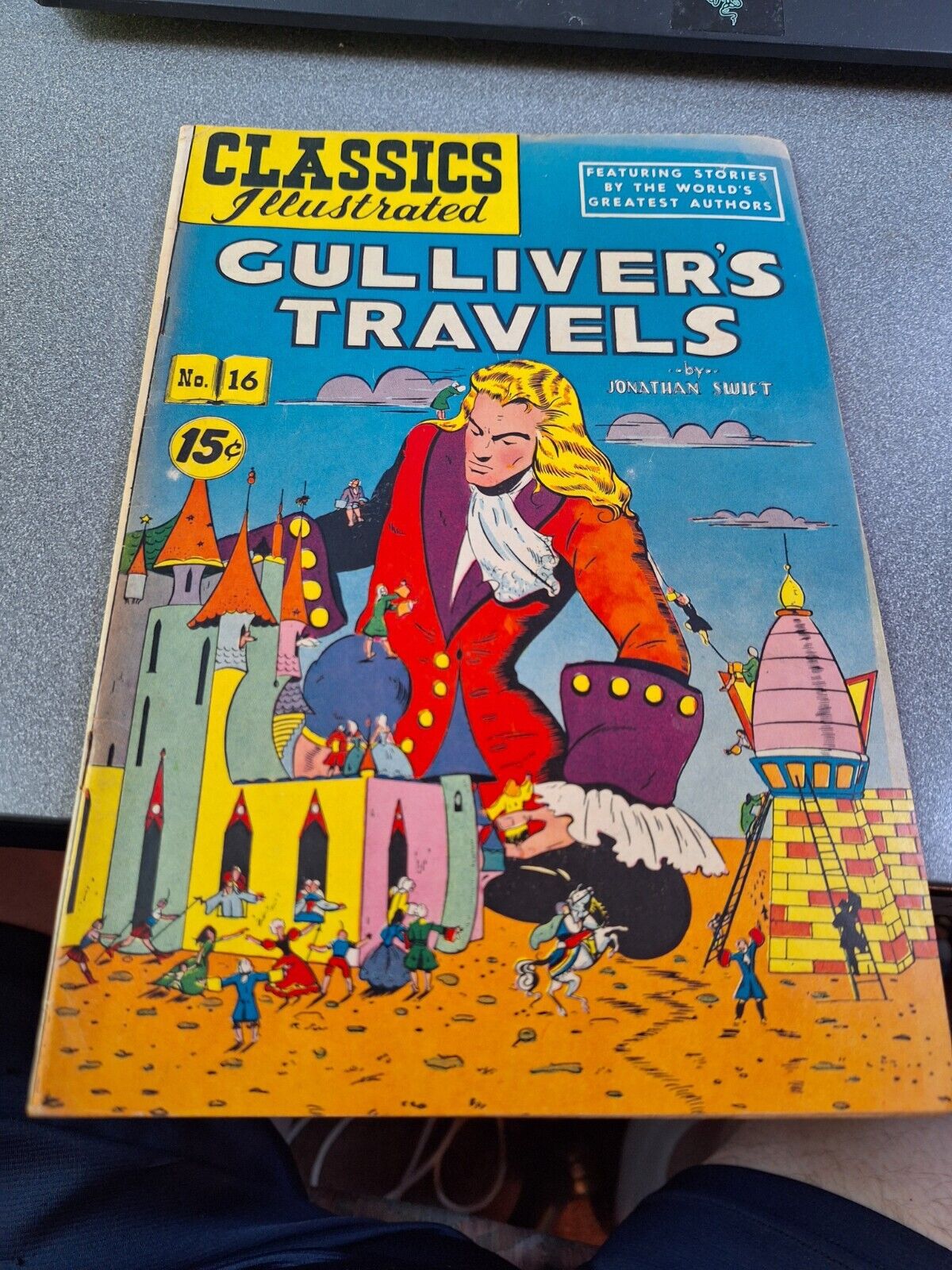Classics Illustrated #16 Gulliver's Travels FINE HRN 89 /9-206
