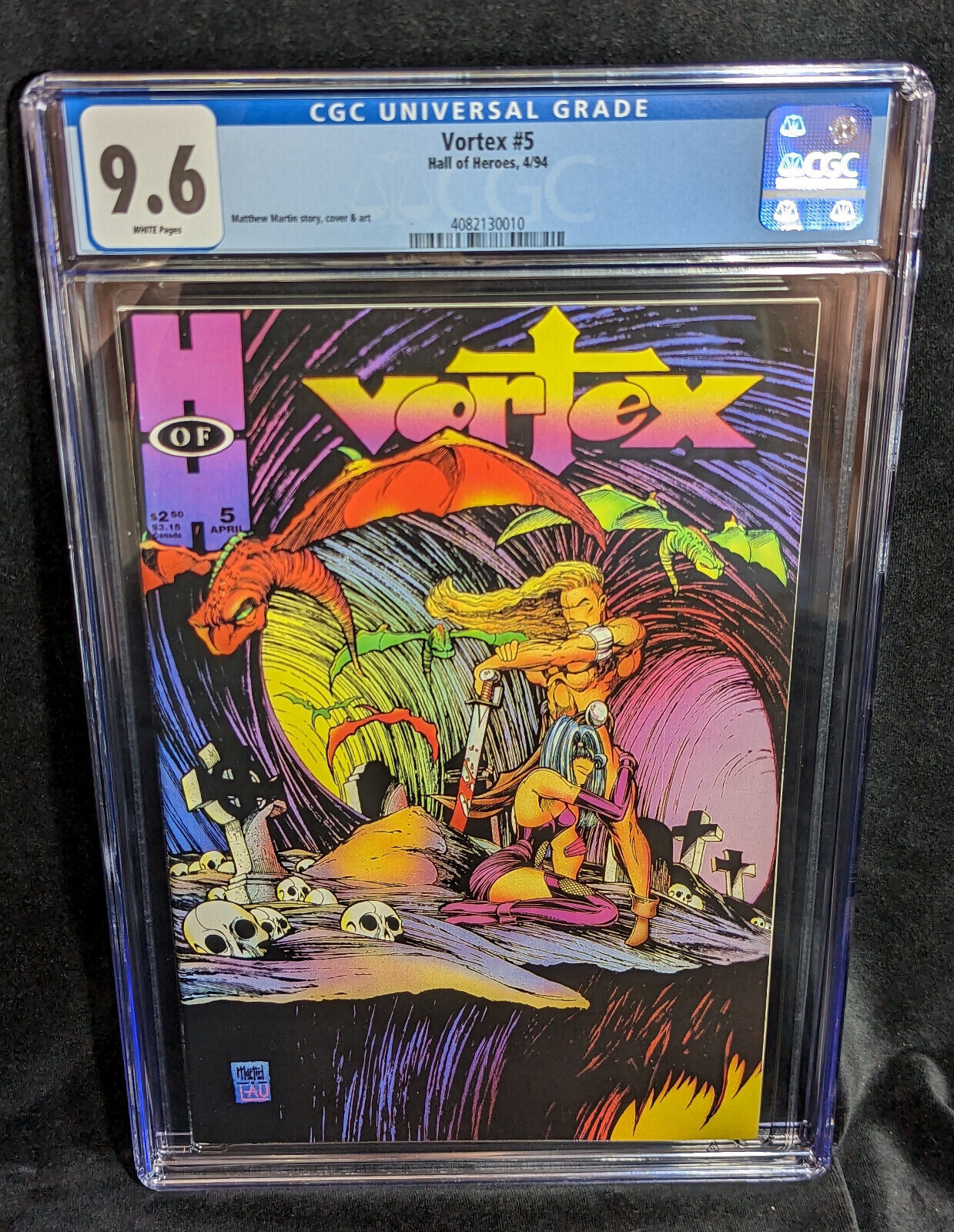 Vortex # 5 (1994) CGC 9.6 1st Cyberfrog - Hall of Heroes Cyber Frog HIGHEST ONLY