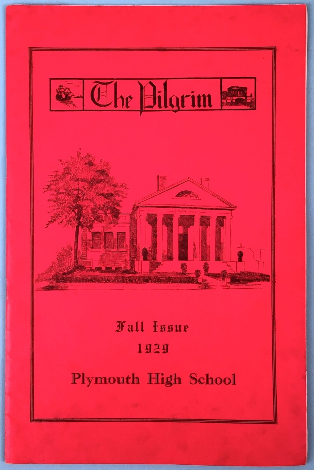 1929 Plymouth High School Quarterly~Fall Issue, Plymouth, Massachusetts