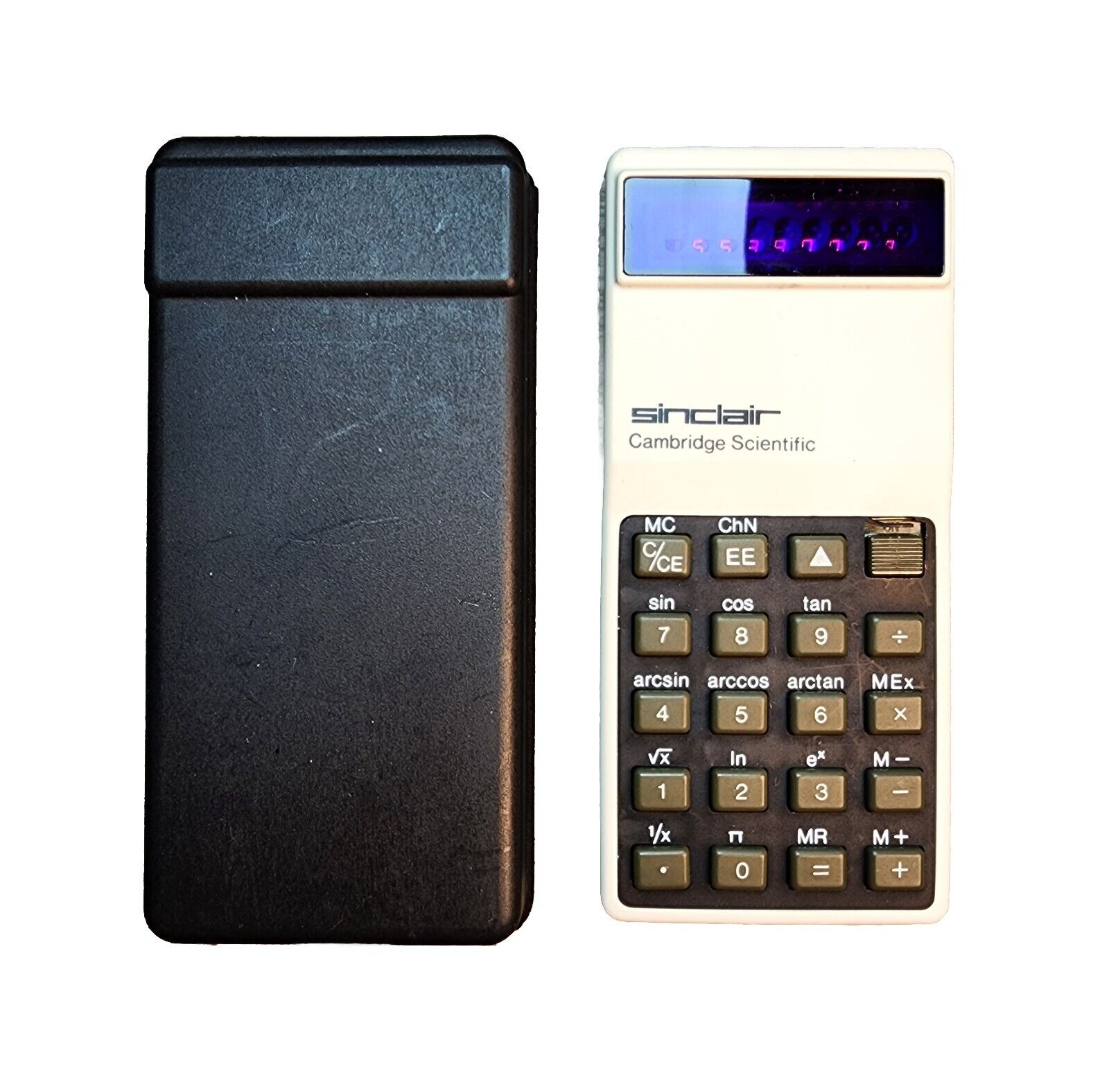 Vintage Sinclair Cambridge Scientific Programmable Calculator w/ Case