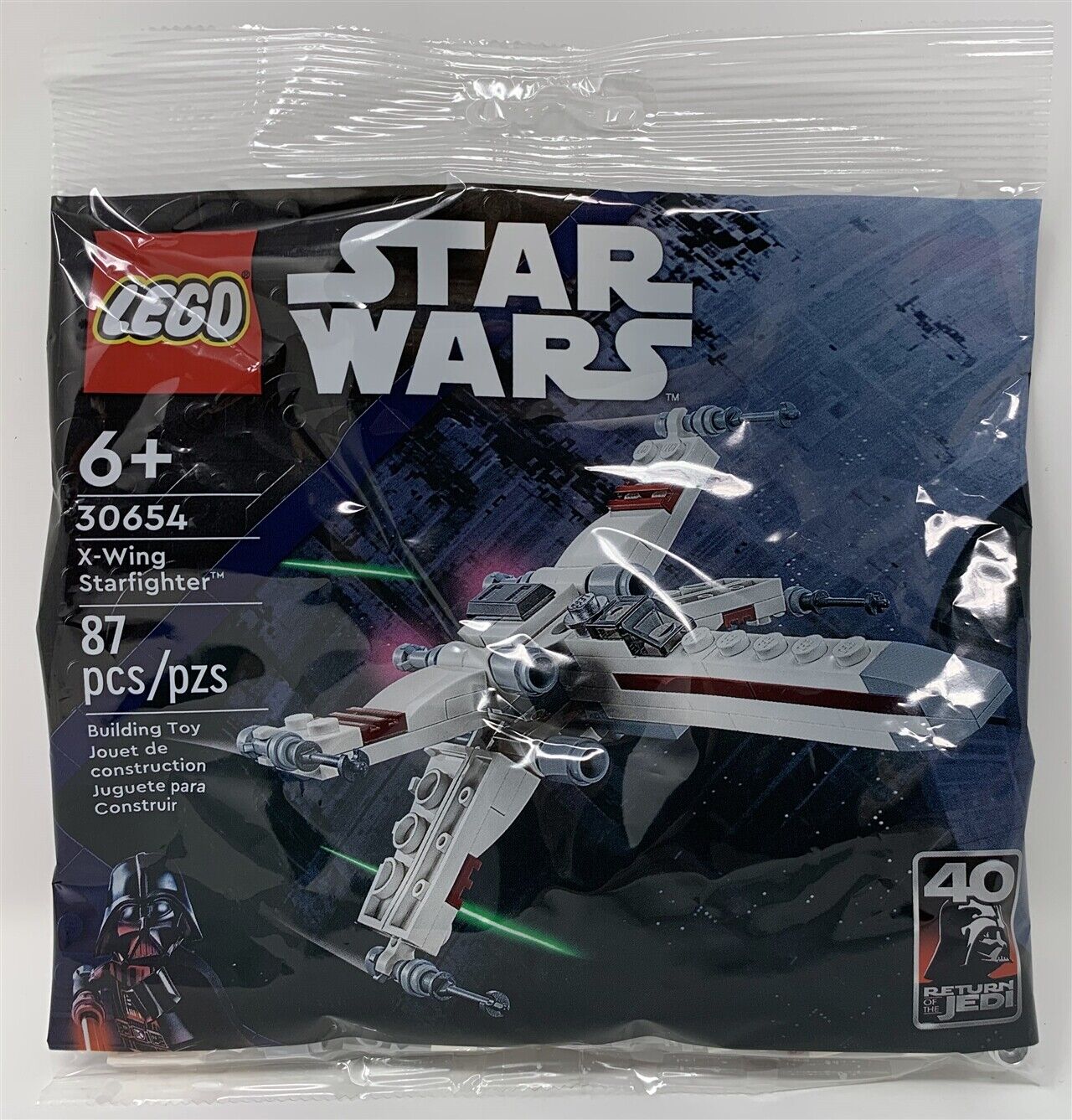 New Sealed Lego 30654 Star Wars X-Wing Starfighter Polybag