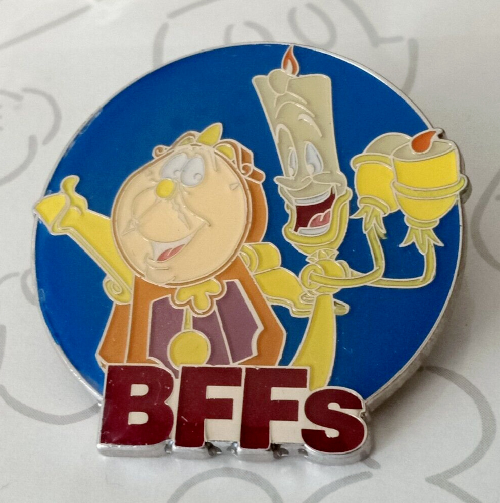 Cogsworth and Lumiere Beauty and the Beast BFFs Mystery 2017 Disney Pin 120515