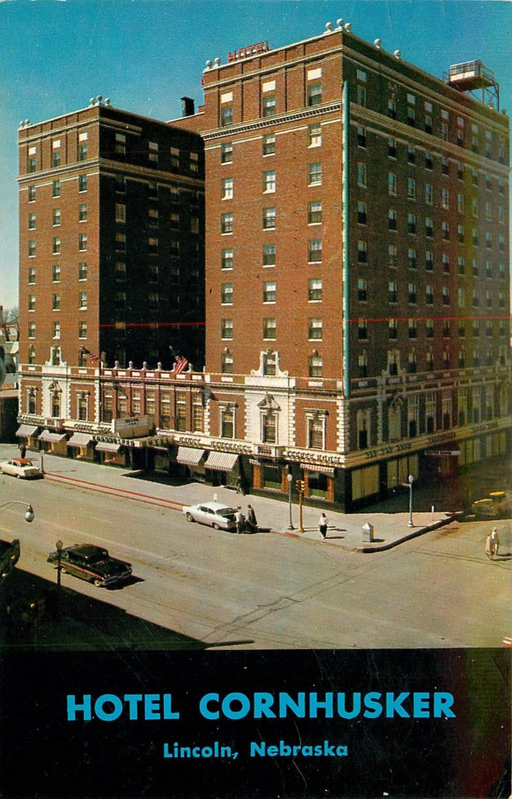 Postcard Hotel Cornhusker Lincoln Nebraska Schimmel
