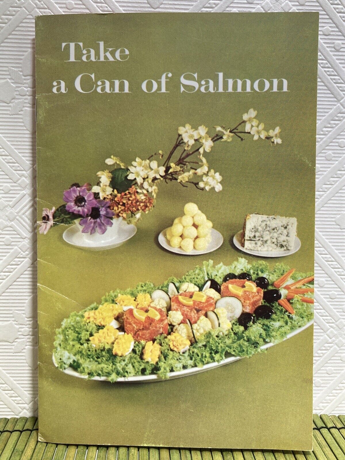 VTG Cookbook Pamphlet Take a Can of Salmon Recipes Booklet Beautiful Photos