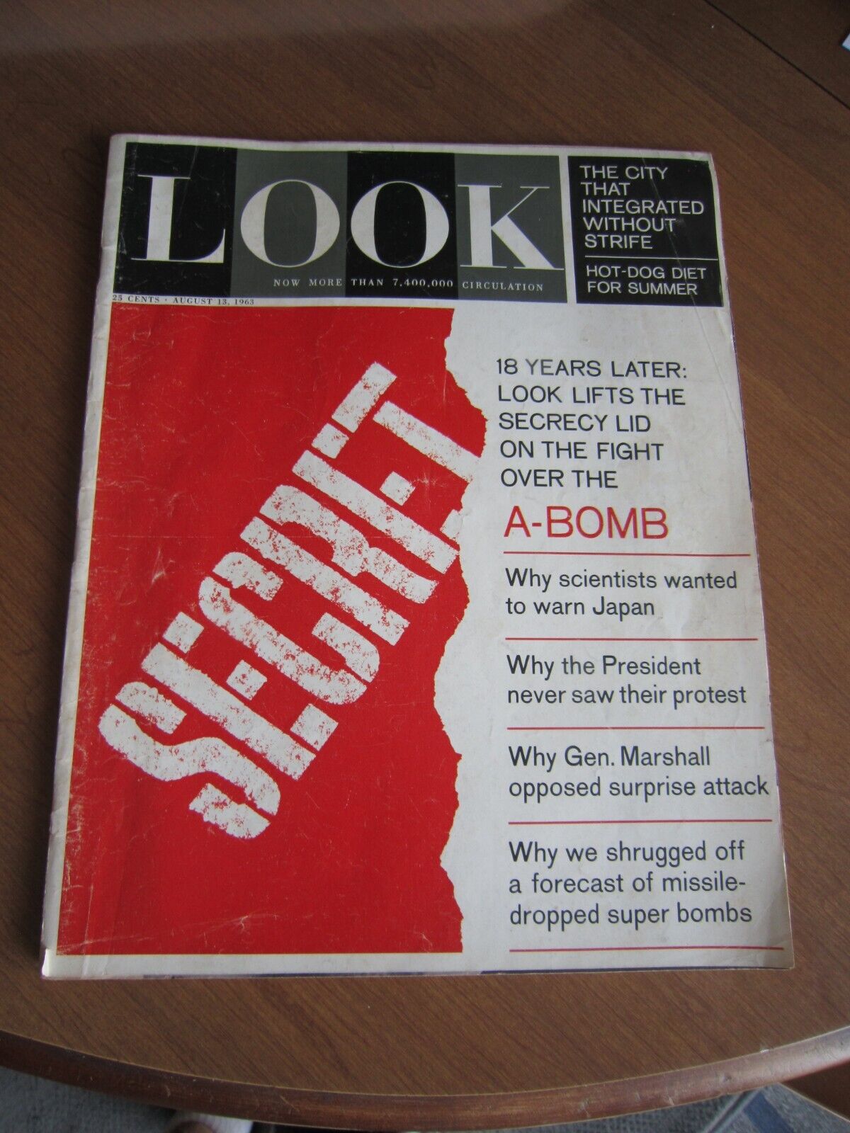 Look Magazine -Oppenheimer & Marshall -Aug.13,1963 -Secrecy about the A Bomb