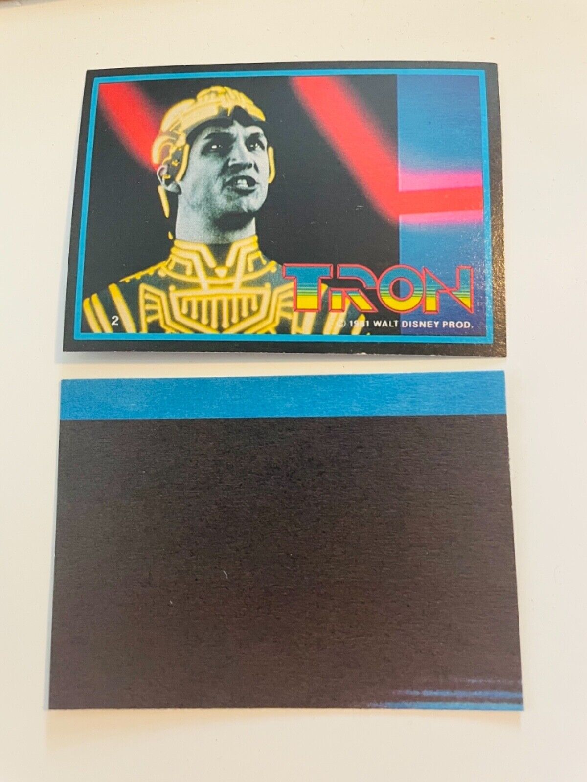 Tron Puzzle Trading Collection Cards A WALT DISNEY MOVIE 1981 Vintage 