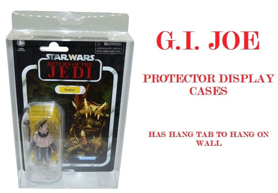 50 G.I. Joe Vintage Retro Collection Action Figures Protectors Case Display Box