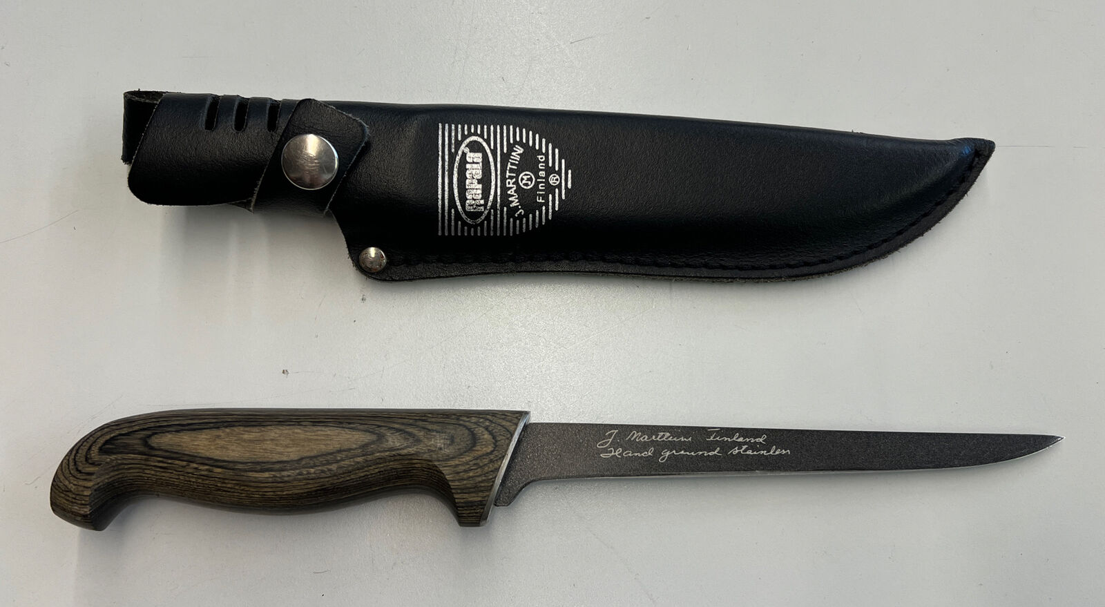 Vintage J Marttiini Finland Rapala Knife / sheath - Special Edition Rare