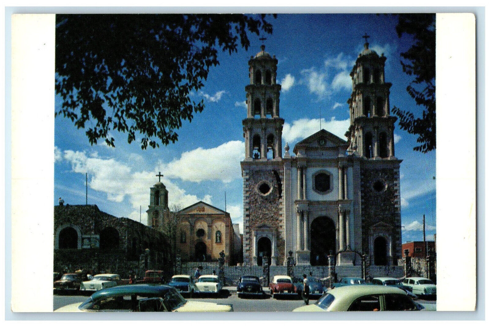 c1960\'s Cathedral of Juarez City Nuestra Senora De Guadalupe CJ Mexico Postcard